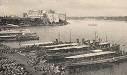Porto e torpediniere in una vecchia foto