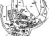 La mappa catastale dell'attuale insediamento urbano di Porciano