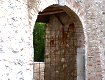 Il portale d'ingresso al castello
