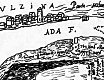 Veduta di Olginate nel 1588, dal sito www.academia.edu/11018471/La_Torre_dei_d_Adda