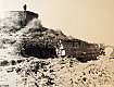Sui resti della Torre Cavallo una postazione costiera della I Guerra Mondiale, 1966 (BAD, Fototeca Briamo), dal sito www.brindisiweb.it