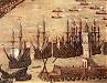 Rappresentazione della battaglia navale del 3 maggio 1341