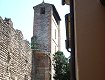 Il campanile della chiesa di San Marco Evangelista, ricostruita sui resti di un'antica pieve romanica