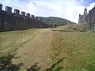 L'attuale sentiero centrale per la visita al castello delle Verrucole