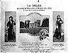 Cartolina d'epoca, con raffigurazione dei bravi di sentinella, uno di Montemurlo, l'altro di Montale, i due comuni confinanti e divisi dal limite di provincia