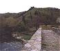 La posizione della Rocca di Cerbaia vista dal ponte omonimo sul Bisenzio