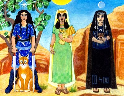 Le figlie del Dio (Manat, Lat, Uzza)