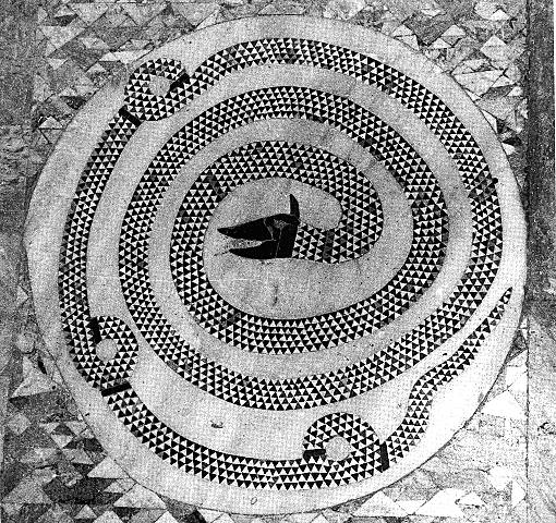 Storia dell'arte medievale, pavimenti musivi figurati di chiese ... Scacchiera pavimento disegno