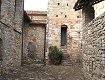 La base del campanile della Pieve di Verdeto