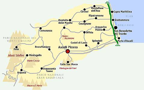 Castelli italiani - Castelli delle Marche - Provincia di Ascoli Piceno