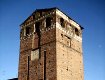 La porta-torre prima dell'ultimo restauro, dal sito www.comune.barbania.to.it