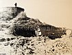 Sui resti della Torre Cavallo una postazione costiera della I Guerra Mondiale, 1966 (BAD, Fototeca Briamo), dal sito www.brindisiweb.it