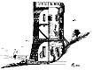 Ricostruzione di Torre Cavallo, incisione di Giuseppe Maddalena (da Aleph 12 - 1986), dal sito www.brindisiweb.it