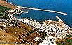 Veduta aerea del borgo e del porto