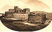 Il castello visto da sud-est, foto d'epoca
