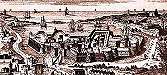 La città e le sue fortificazioni in un'incisione del secolo XVII
