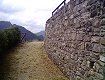 Il percorso per l’ingresso al castello di Trassilico
