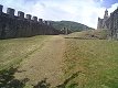 L'attuale sentiero centrale per la visita al castello delle Verrucole
