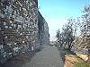Percorso lungo la seconda muraglia in direzione orizzontale di Pistoia