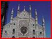 La parte superiore della facciata del Duomo