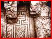Particolare dei mosaici paleocristiani rinvenuti sotto la basilica attuale