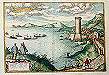 Il golfo di Gaeta in una stampa del 1580