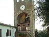 La torre maggiore con il contrafforte della scala